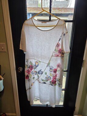 Womens 100% Italian Linen Dress